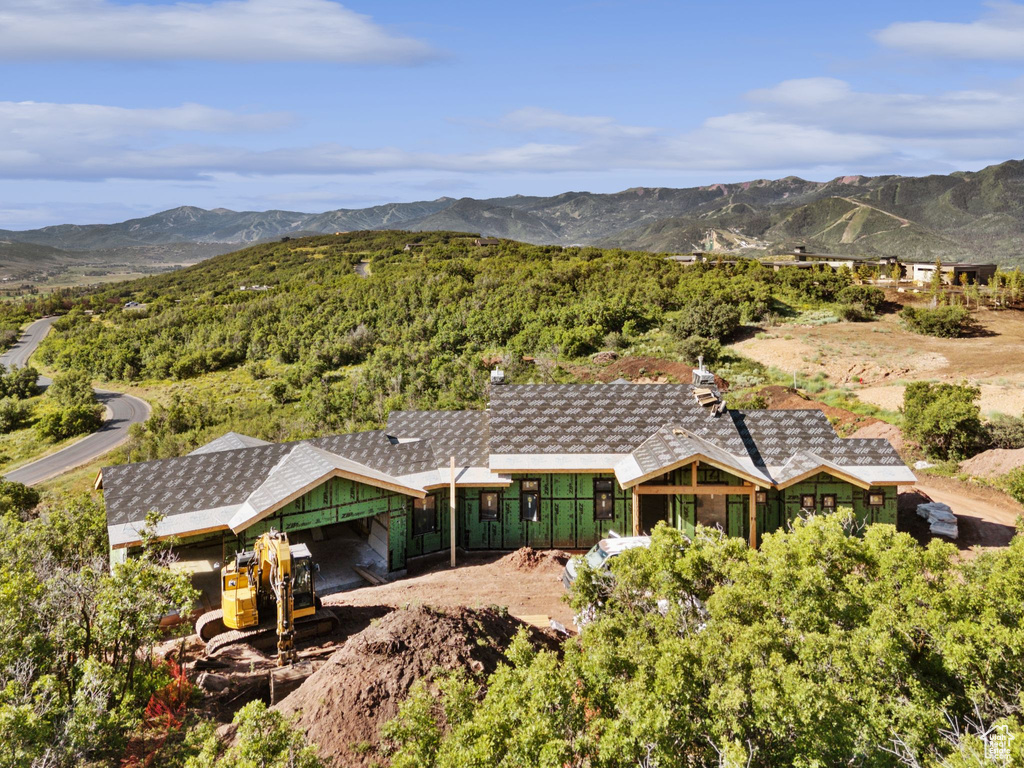 View of mountain backdrop
