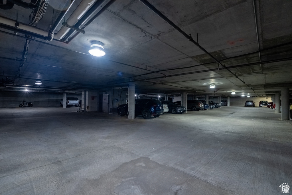 View of parking deck