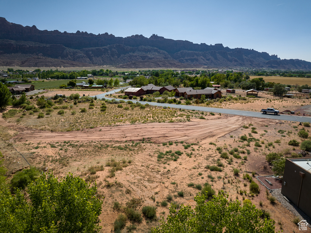 View of mountain backdrop
