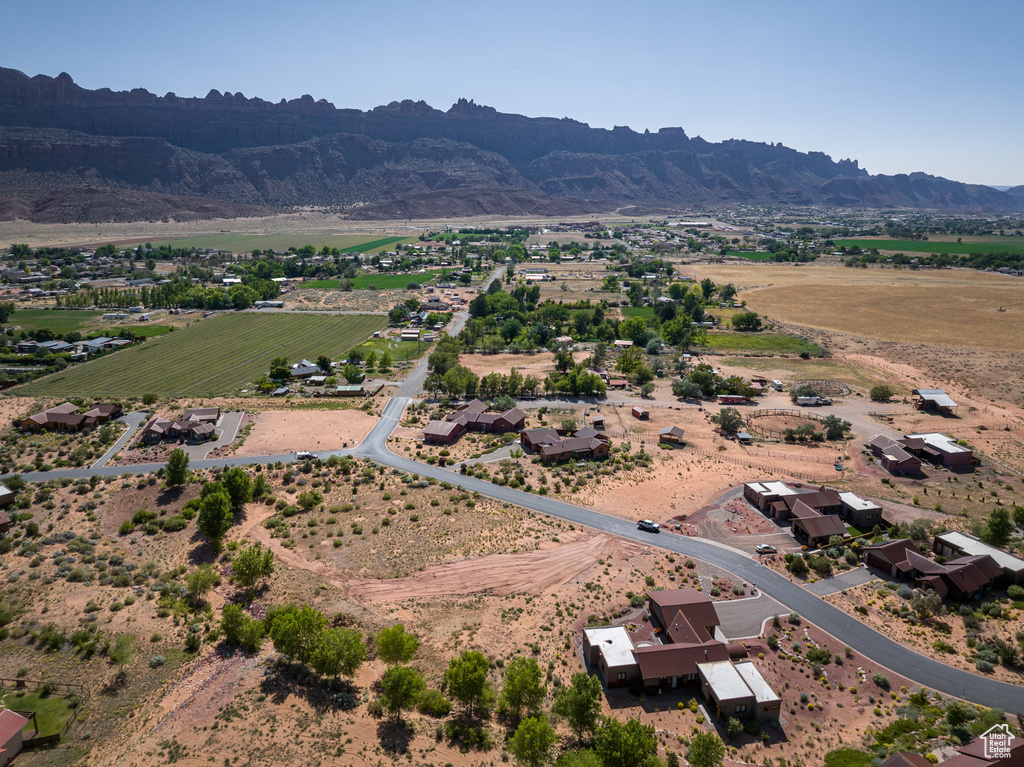 View of rural area featuring a mountain backdrop