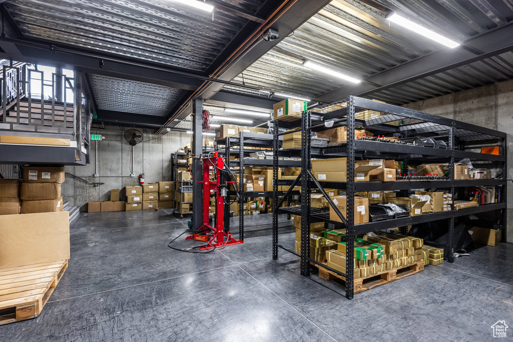 View of storage room