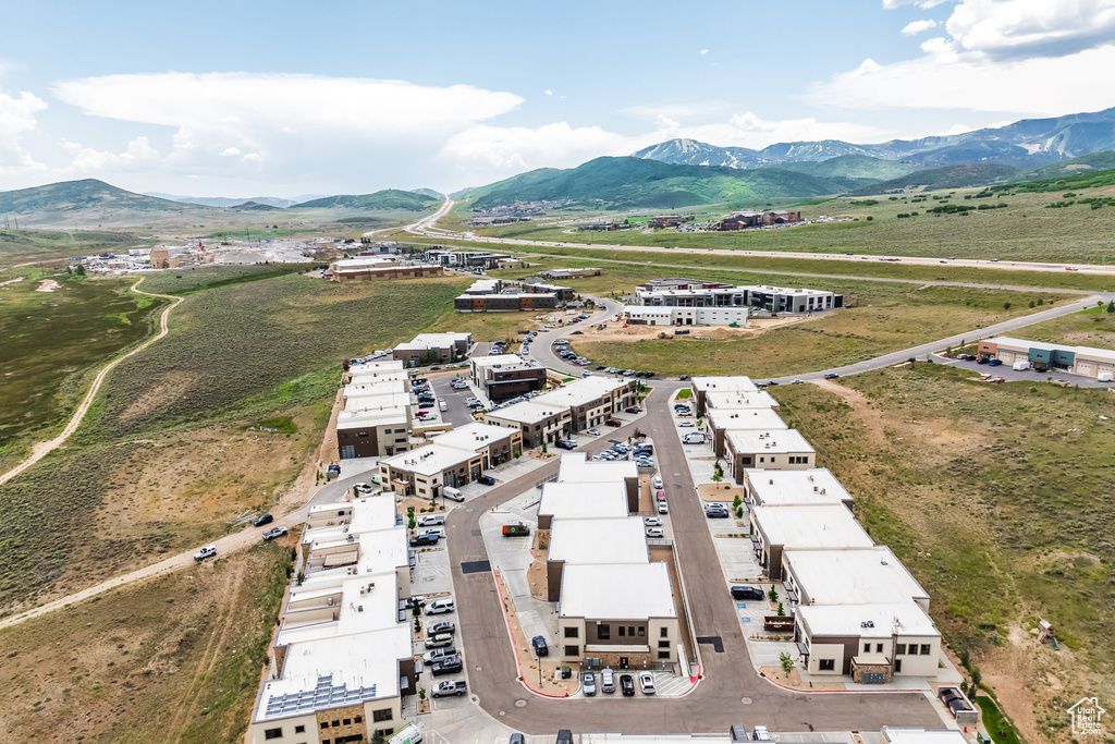 Bird's eye view of mountains