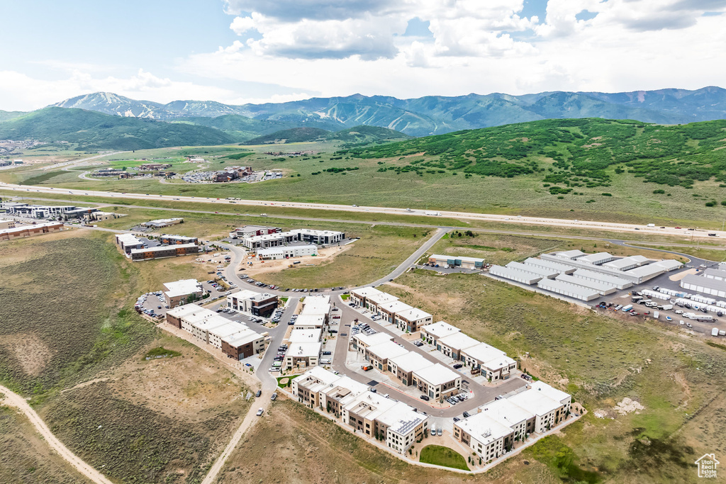 Bird's eye view of mountains