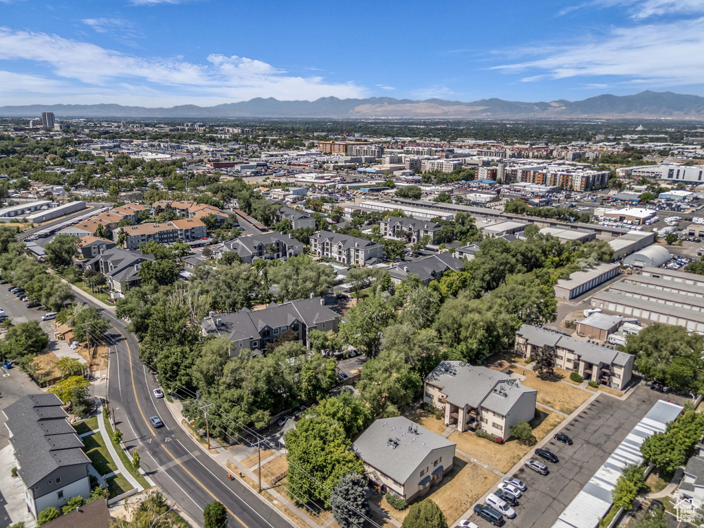 Bird's eye view of mountains