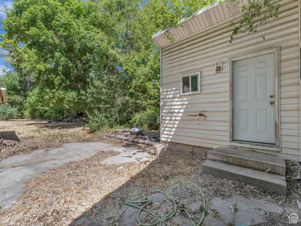 Doorway to property