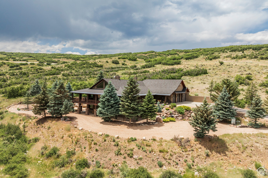 Aerial view of property and surrounding area