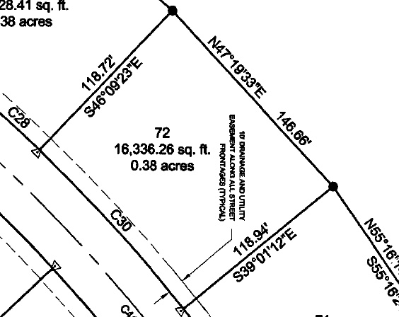 Survey map / technical document