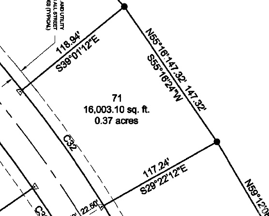 Survey map / technical document