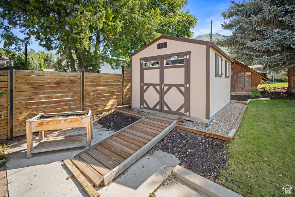 View of shed