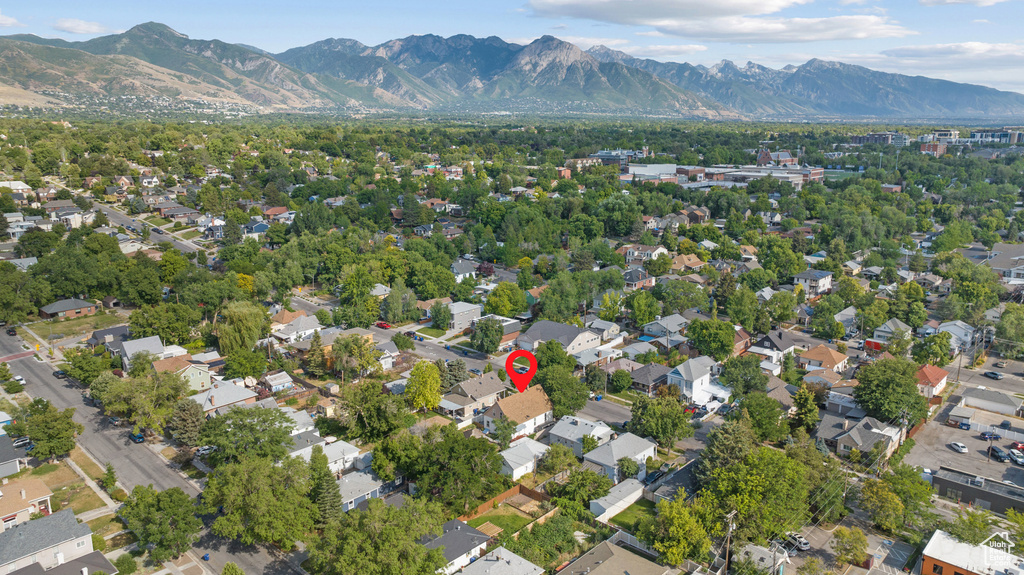 View of property location featuring a mountainous background