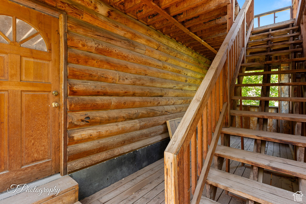 View of stairway