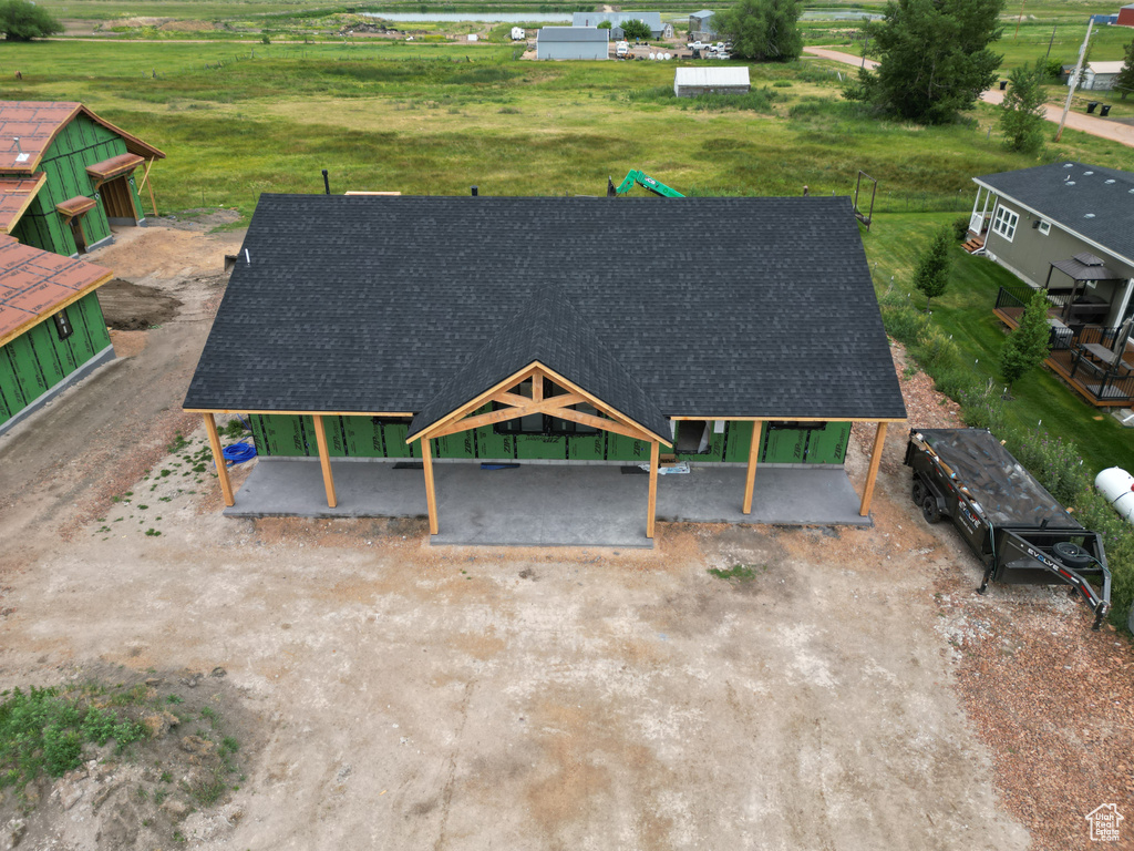 Aerial view of property and surrounding area
