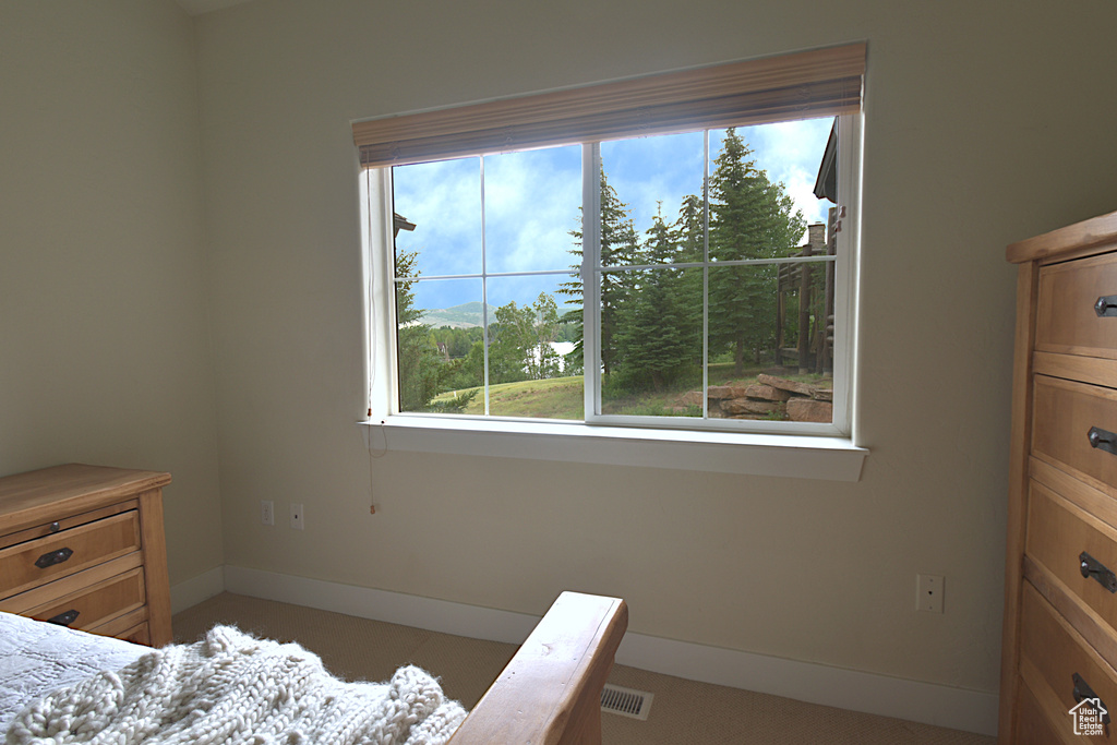 Bedroom with baseboards