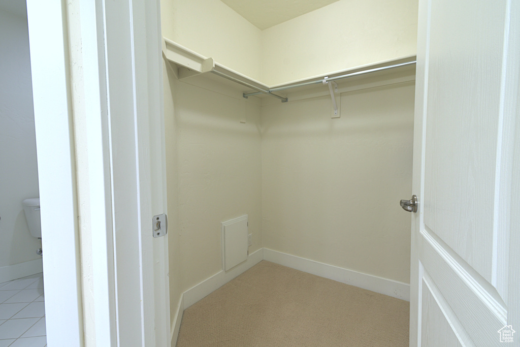 View of spacious closet