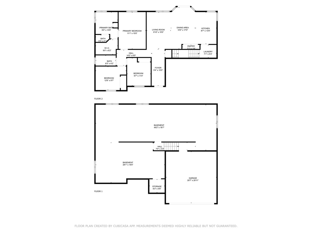 View of room layout