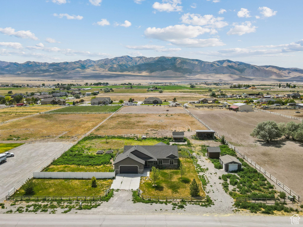 View of rural area with mountains