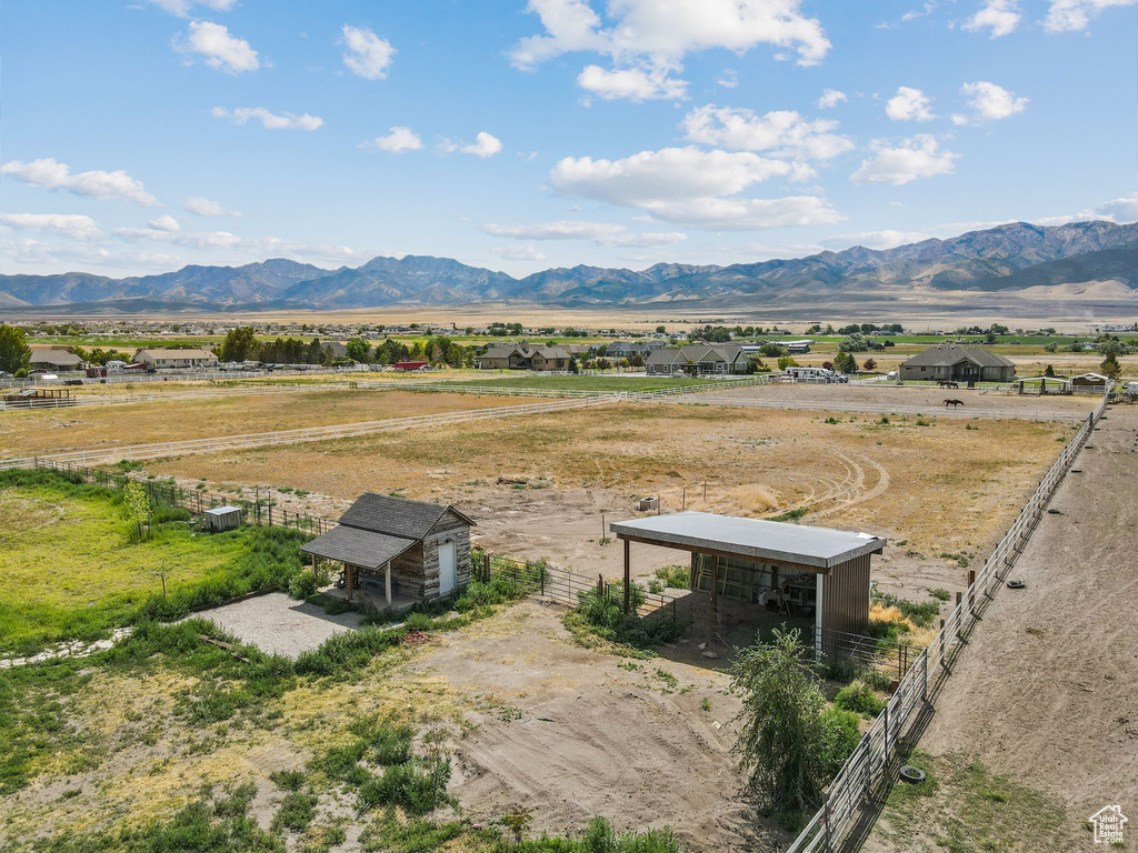 Mountain view featuring rural landscape