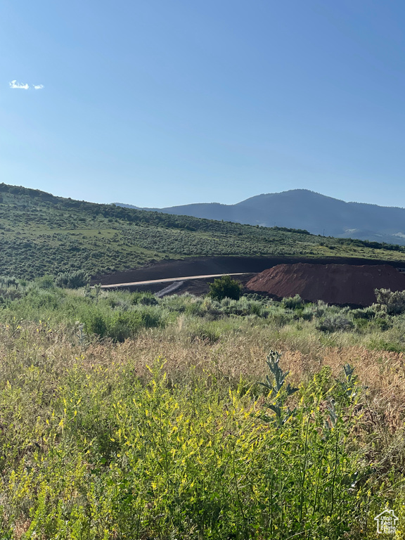 View of mountain backdrop