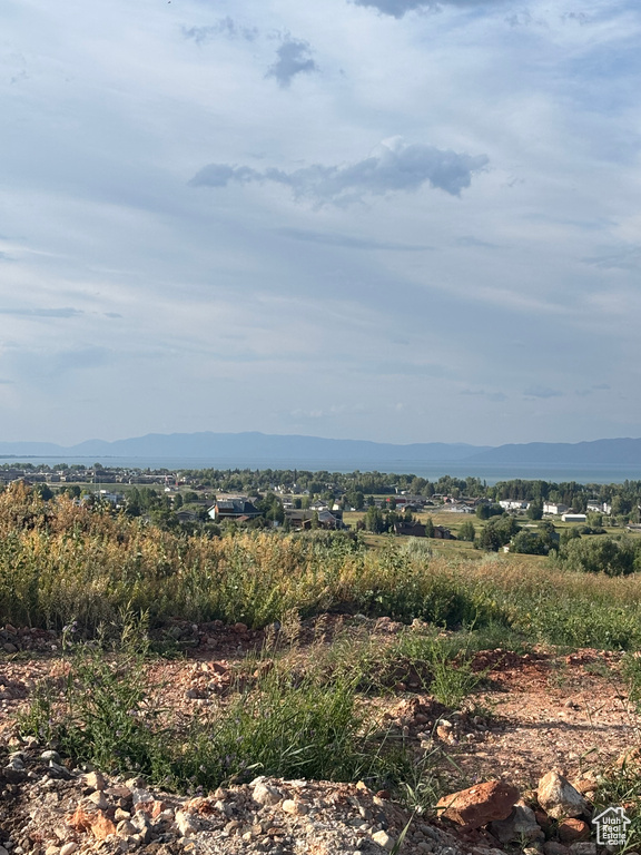 View of mountain background