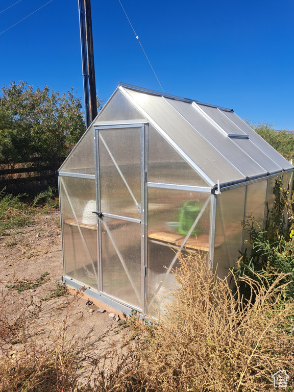 View of greenhouse