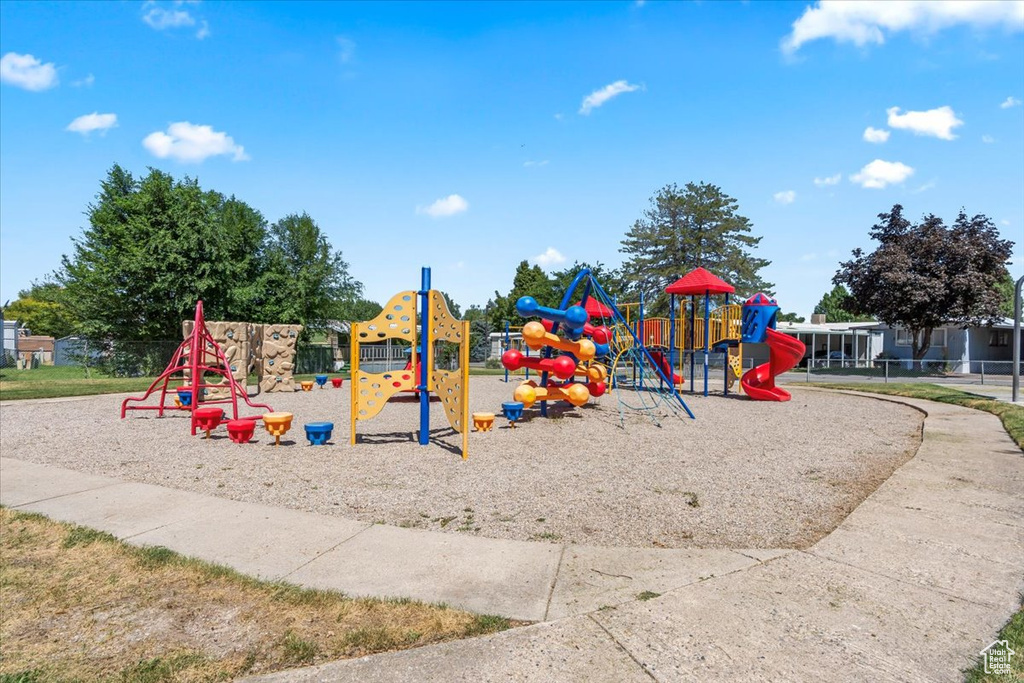 View of community playground