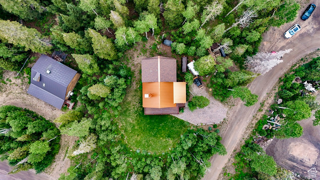 Aerial view of property and surrounding area