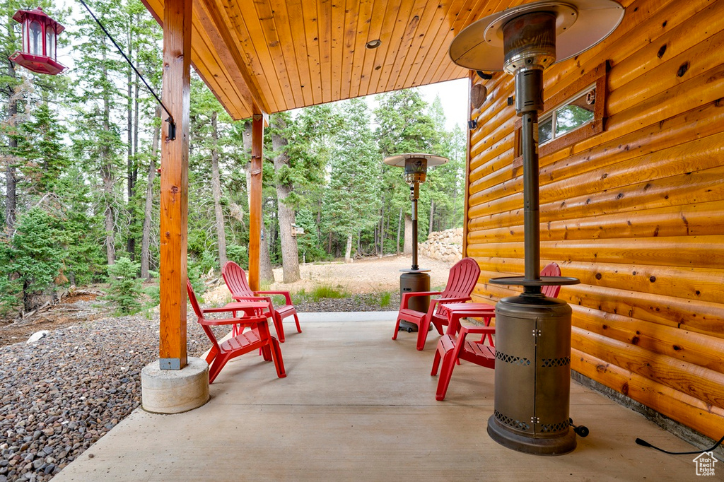 View of patio
