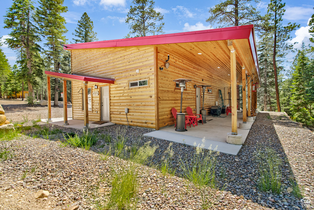 View of outdoor structure