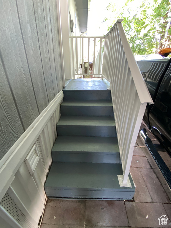 View of stairs