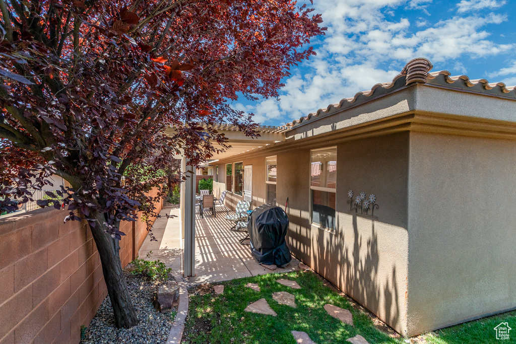 View of patio