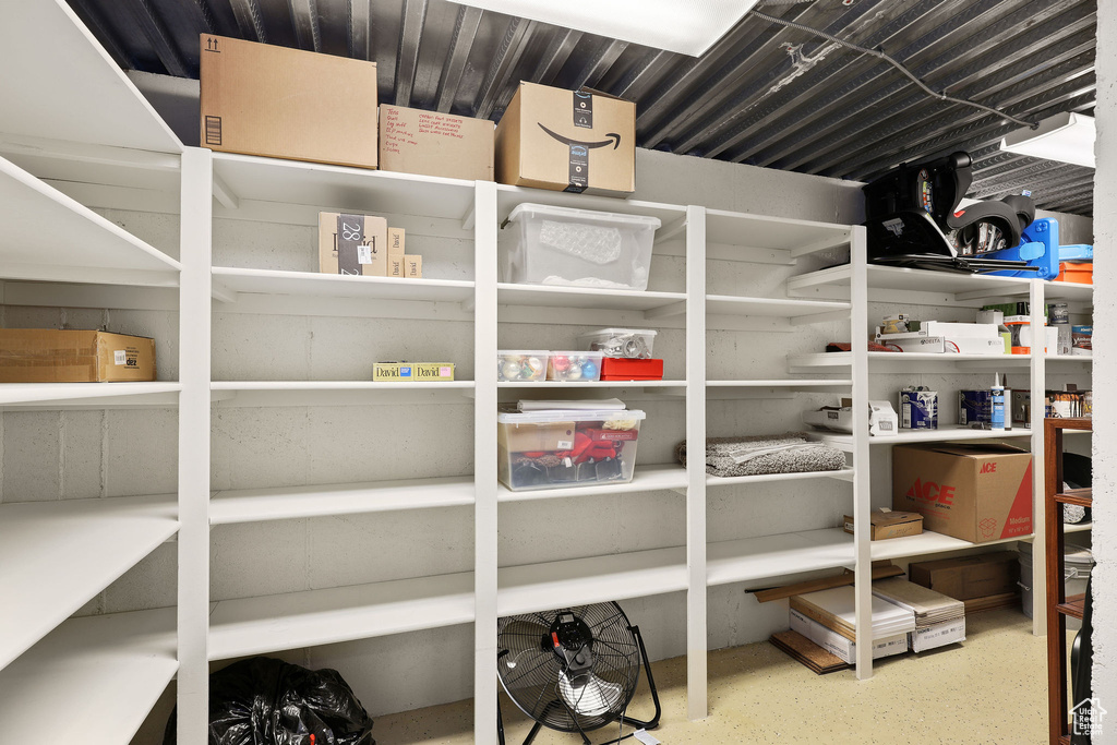 View of storage