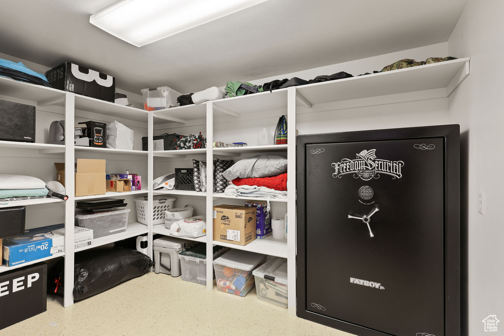 View of storage area
