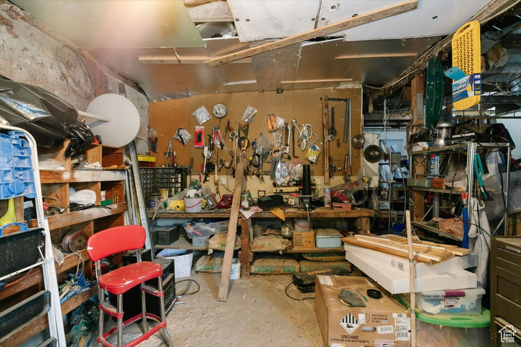 View of storage room