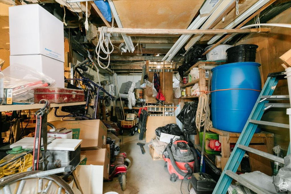 View of storage room