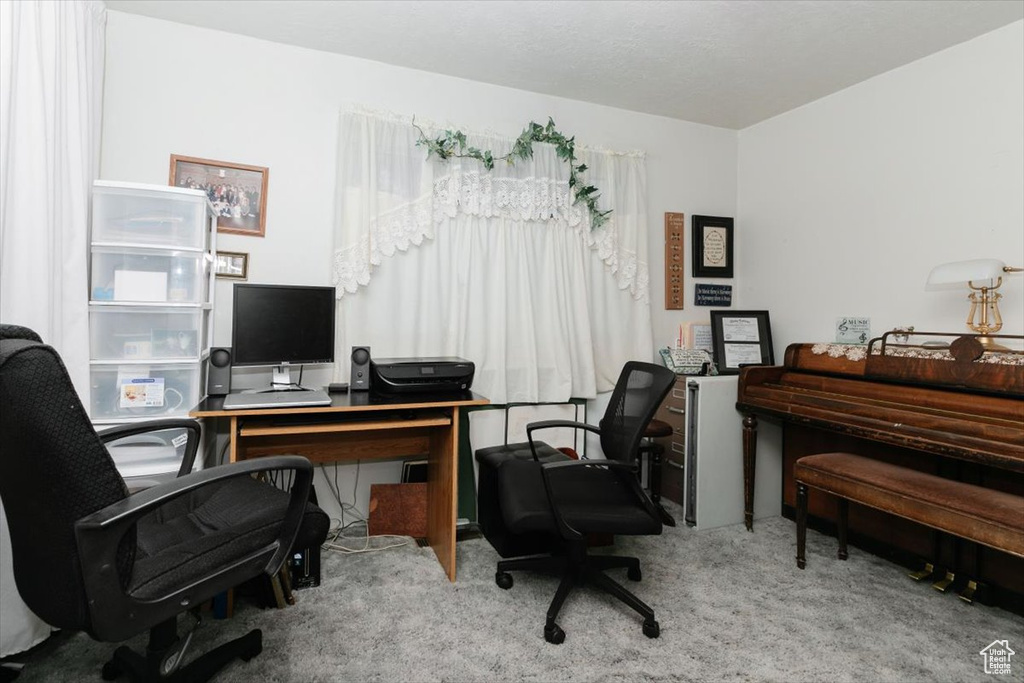 View of carpeted office
