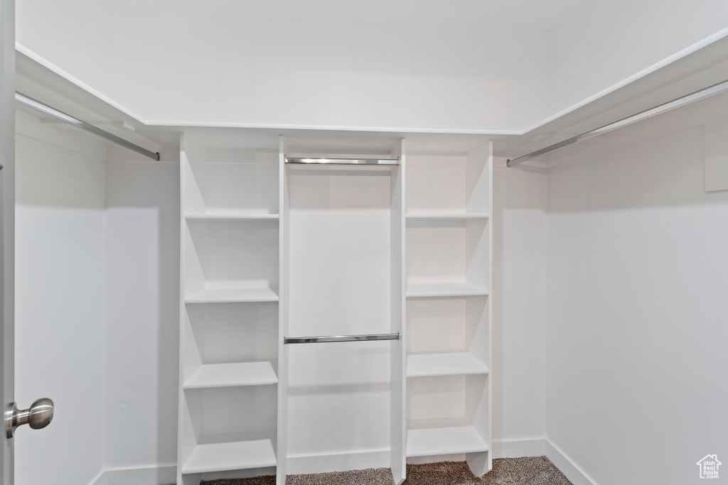 View of spacious closet