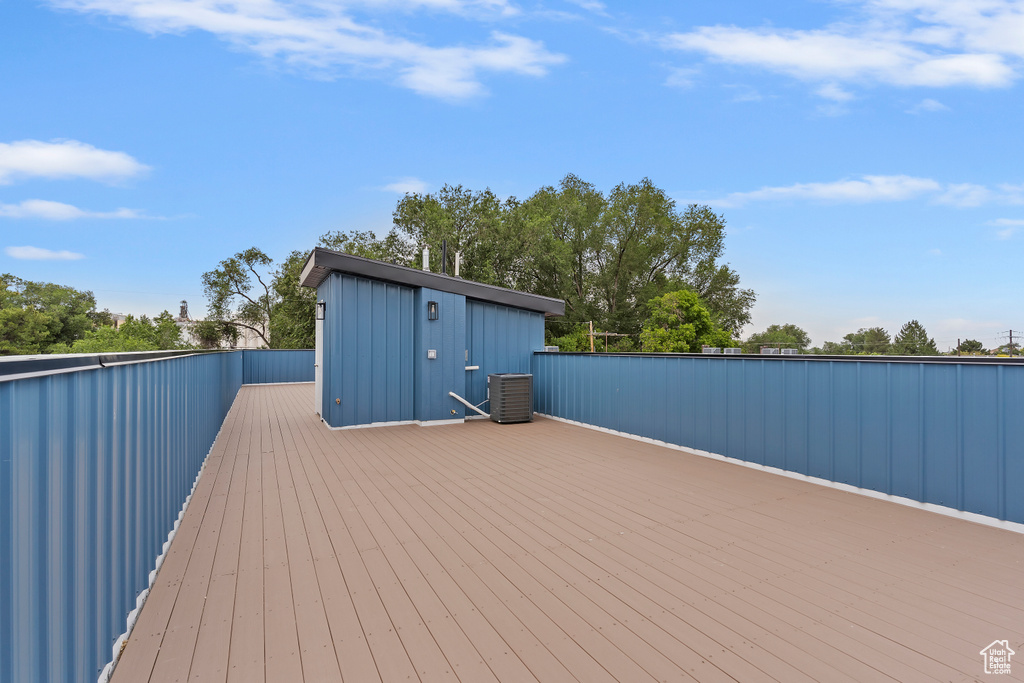 View of deck