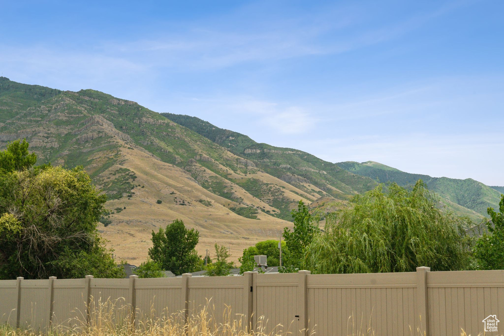 View of mountain background