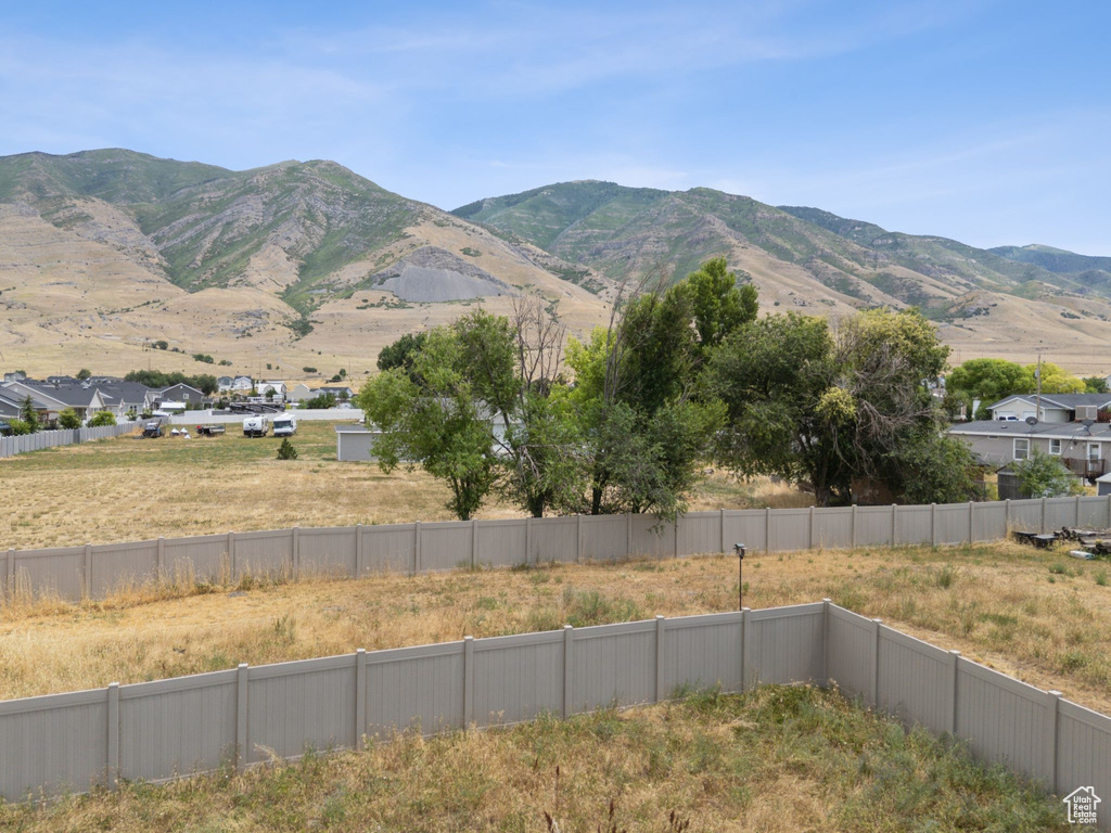 View of mountain background