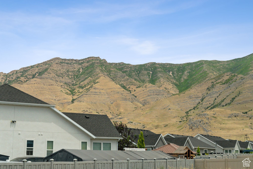 View of mountain background