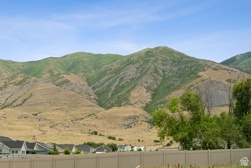 View of mountain background
