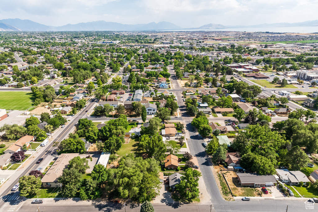 Drone / aerial view of mountains