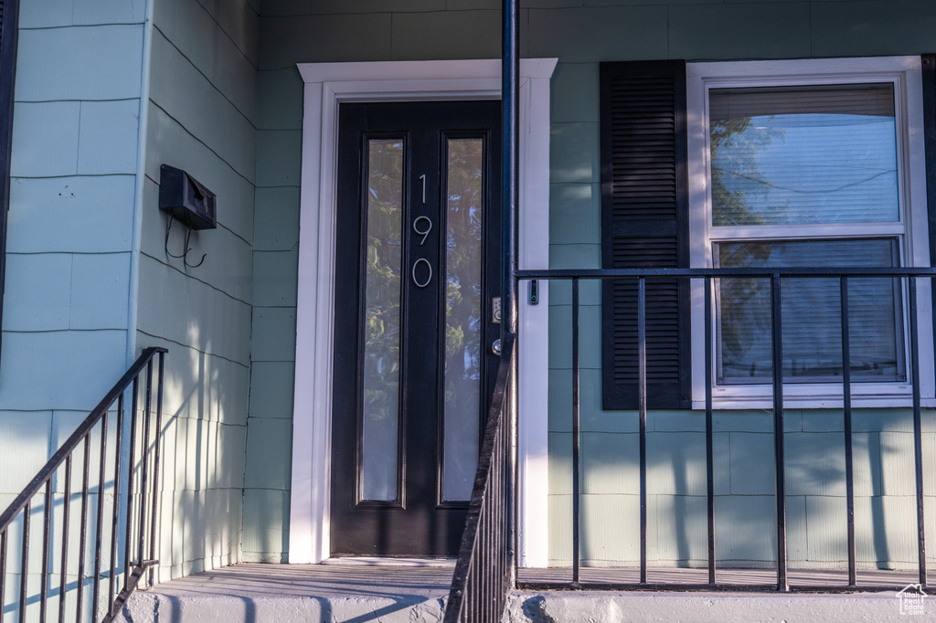 Entrance to property