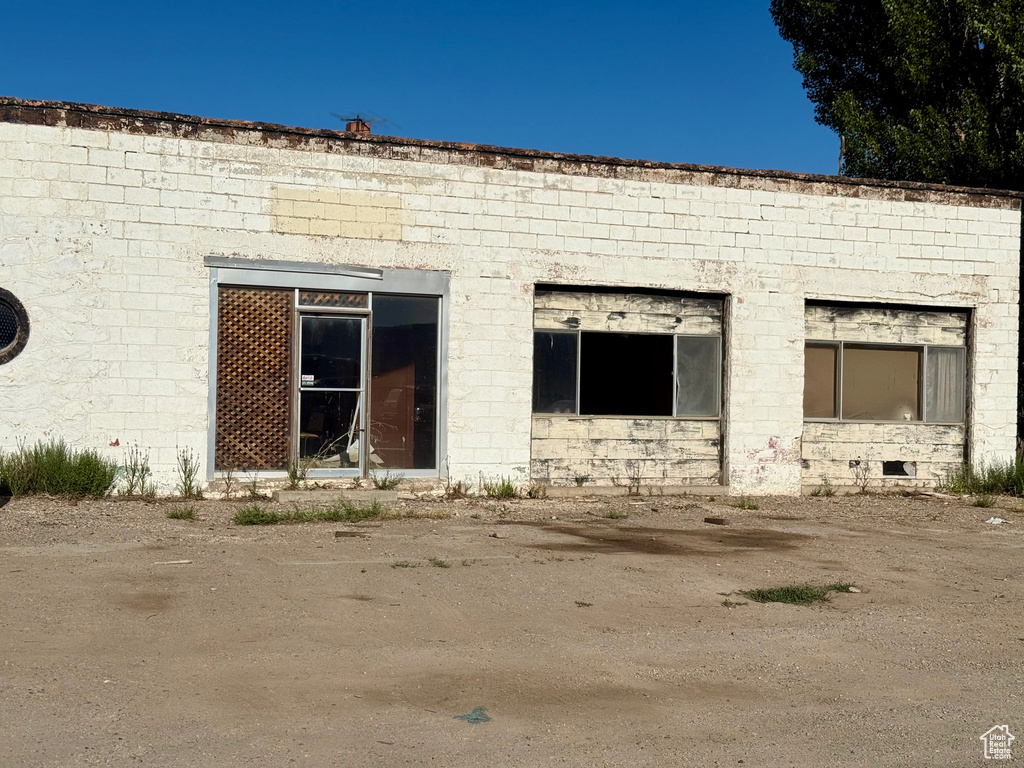 Rear view of property