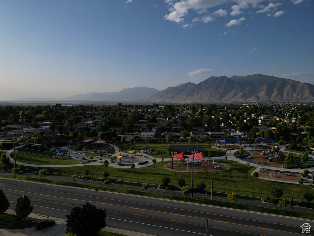View of mountain background