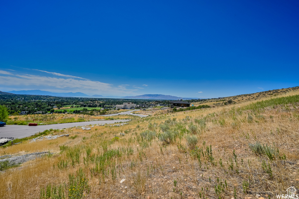 View of mountain background