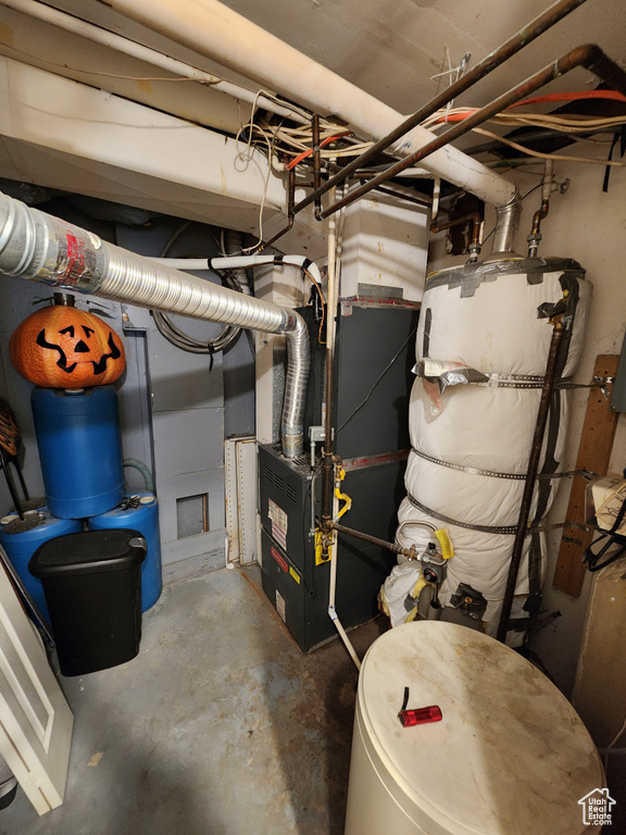 View of utility room
