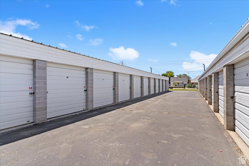 Surrounding community featuring community garages