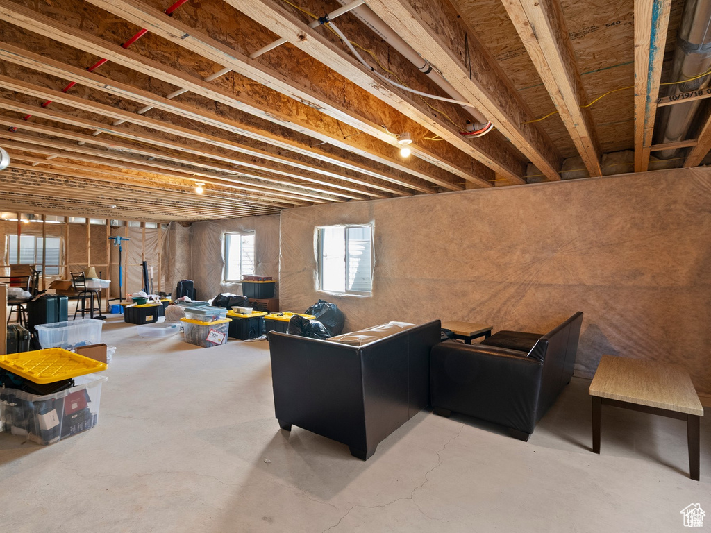 View of basement