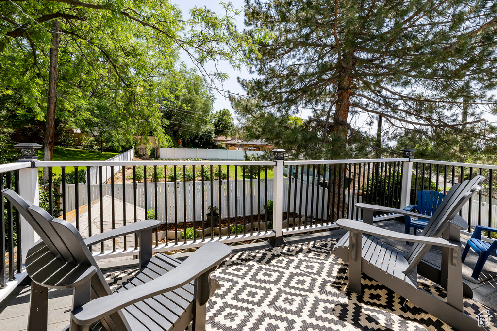 View of deck